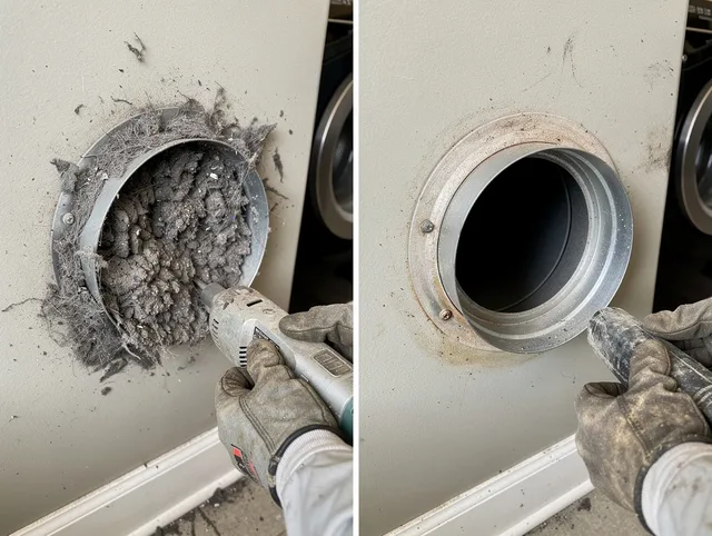 Professional clogged vent cleaning by Winchester Dryer Vent Cleaning in Winchester