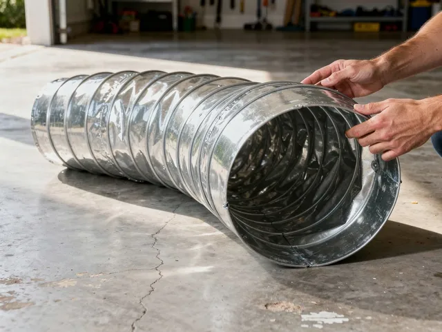 Winchester Dryer Vent Cleaning specialist using advanced equipment for thorough duct cleaning in Winchester